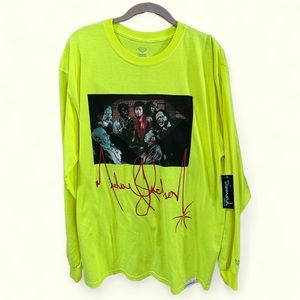 Michael Jackson Thriller Neon L/S Tee NWT Diamond Supply Size Large